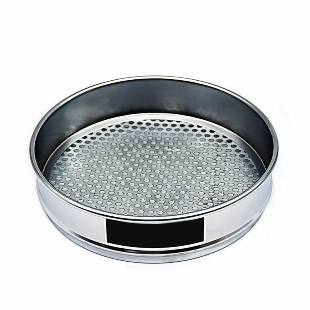 11 szt. Zestaw sit laboratoryjnych 20 cm 0,075-60 mm | Zestaw sit do gleby z pokrywką i dolną miską do użytku laboratoryjnego