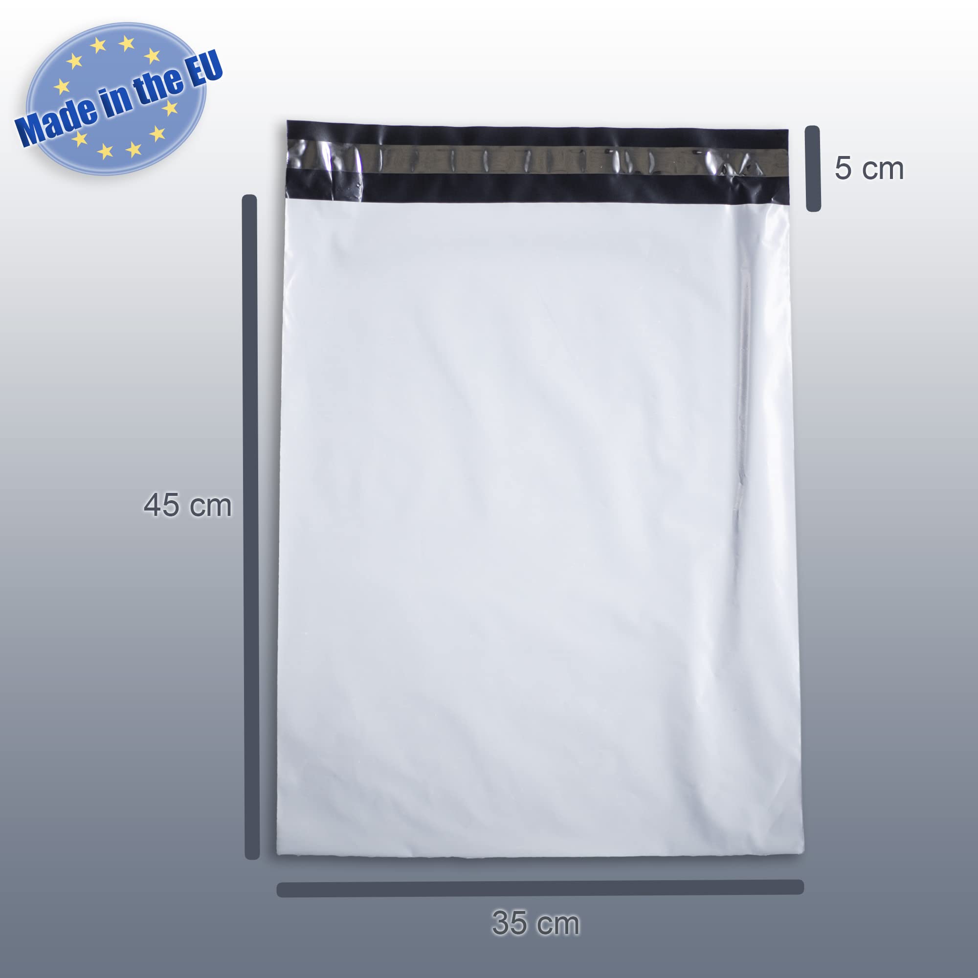 Verzendzakken ,ondoorzichtig, plastic zakken, 100 stuks (25 x 35 cm