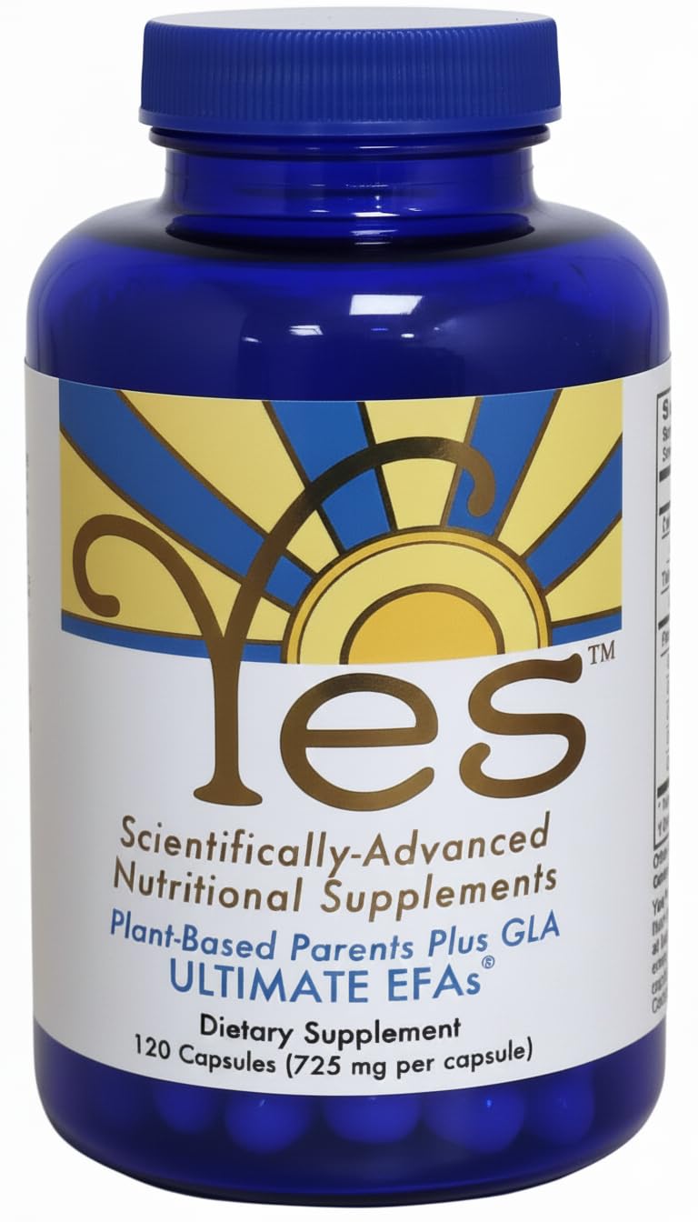 YES Plant Based Omega 3 & 6 Fish Oil Alternative, Burpless – Heart, Skin, Eye & Immune Support with DHA, EPA, SDA – 120 Softgels