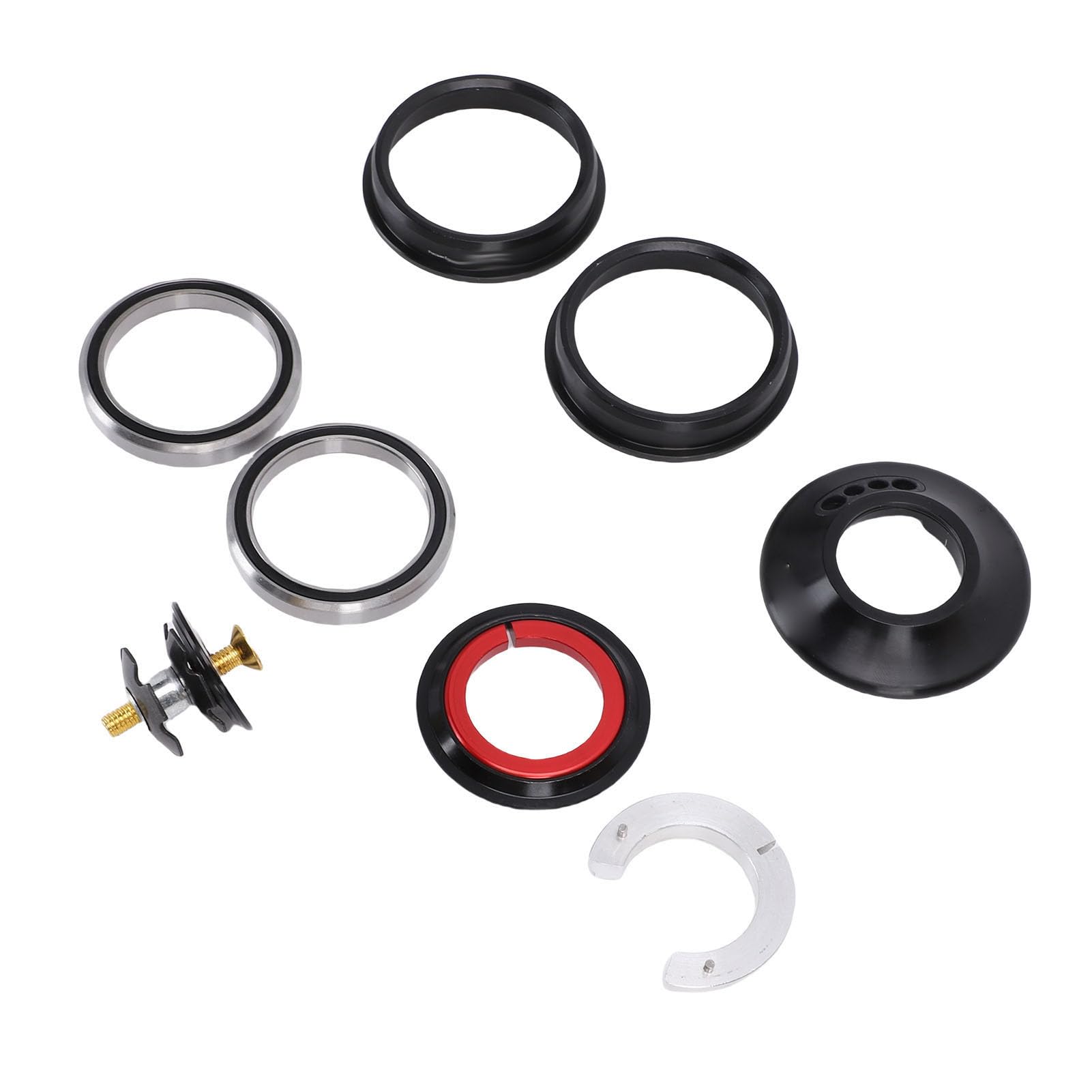 Zintegrowane stery Mavaol Bike do ram ZS56 Aluminiowa górna część 28,6 mm Dolna część 40 mm Wewnętrzne prowadzenie kabli Zestaw słuchawkowy rowerowy z uszczelnionymi łożyskami do