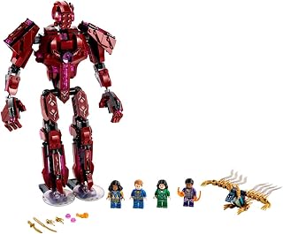 LEGO 76155 Marvel The Eternals in Arishem’s Shadow 493 Piece Build Set with 4 Character Minifigures and 1 Action Figure, for Ages 7 and Up