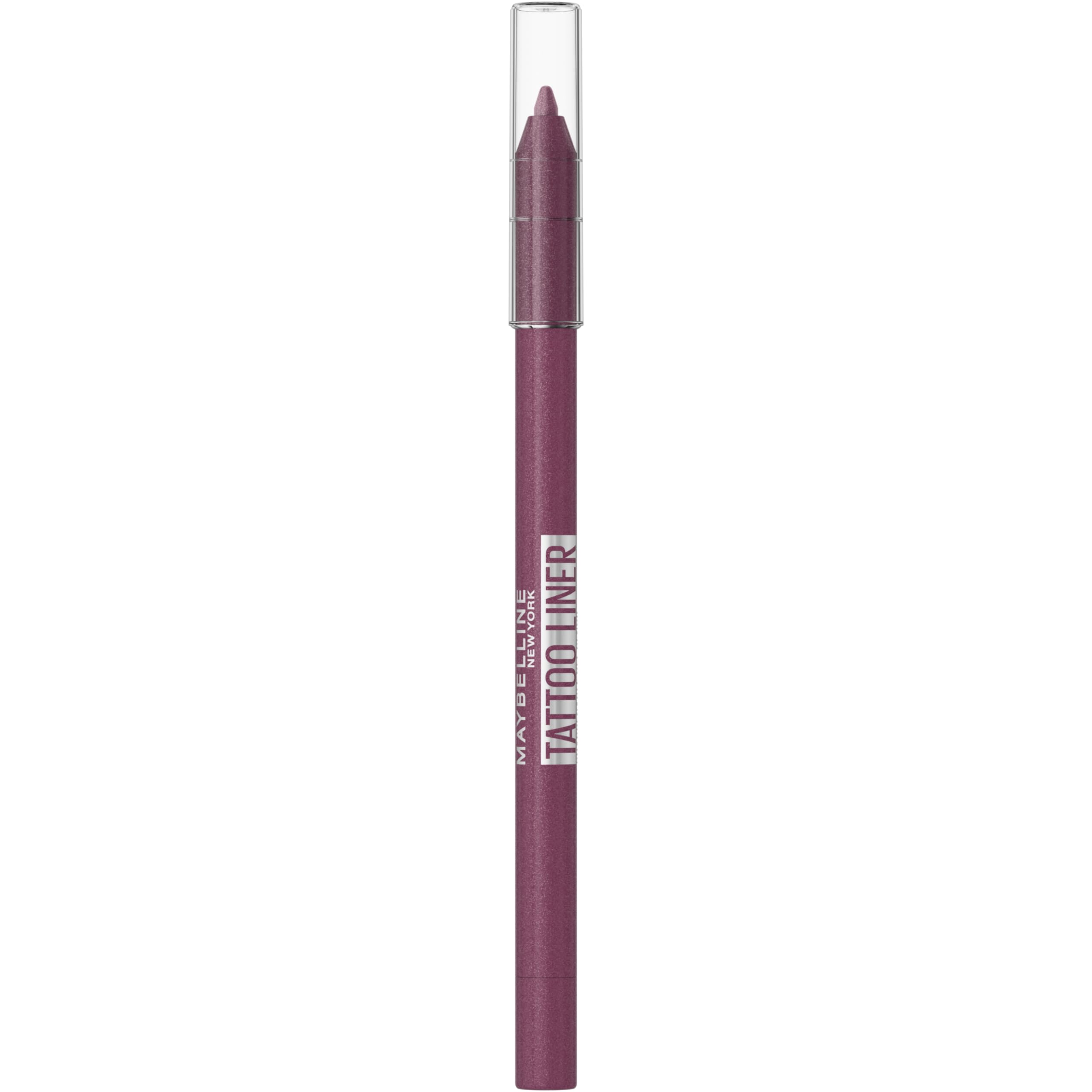 Maybelline Gell Pencil Liner, Tattoo Eye Liner Quick Drying Eyeliner, Waterproof & Smudge-Proof – Semi-Permanent Tattoo, Long-Lasting Sharpenable with Built-in Sharpener, Shade: Burgundy Bliss