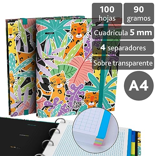 Grafoplás 88102641. Cartellina con ricambio, A4, 4...