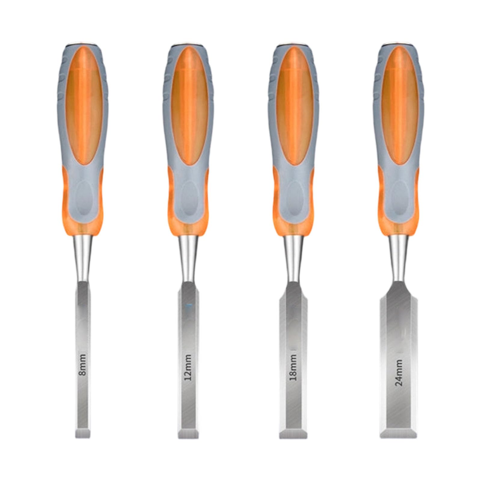 Geavonyg C 4Pcs Multifunctional High Hardness Woodworking Arving Gouge Set Professional For Woodworking Project Accessories High Arbon Steel Gouge