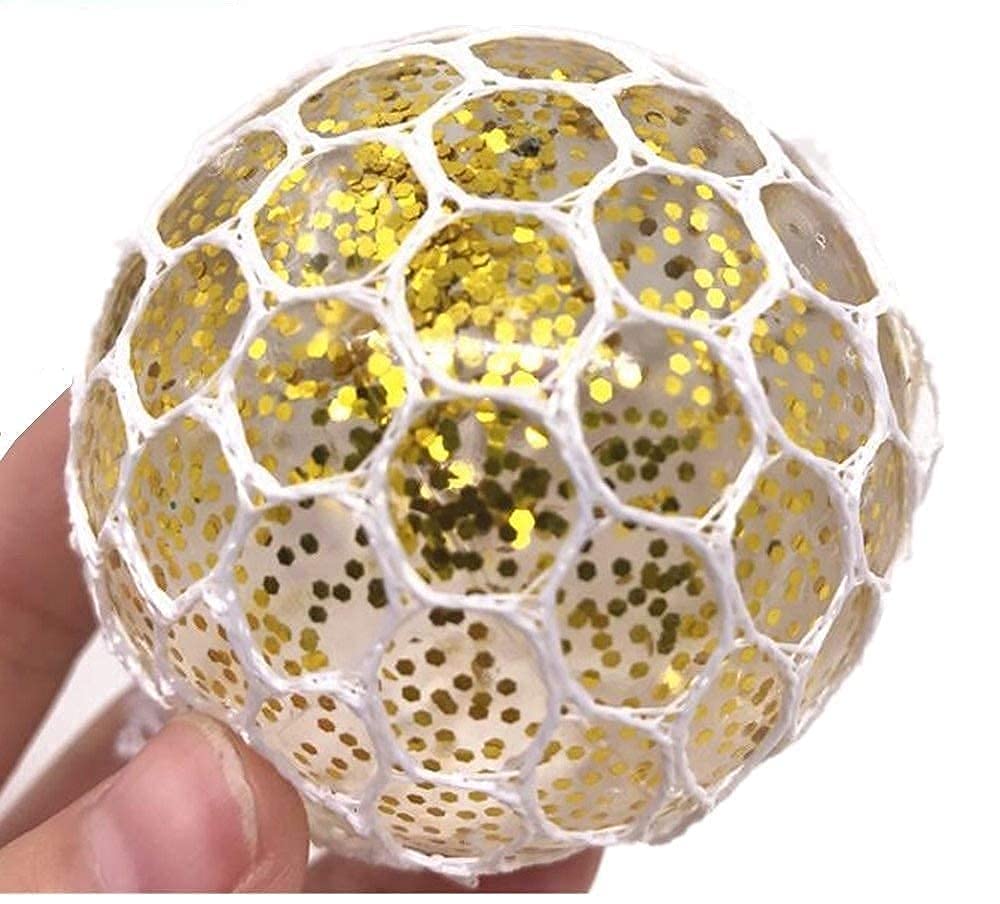 Sajani Corona Shape Squeeze Ball | Stress Relief Tool | Fidget Toys for Kids & Adults | Stress Ball with Flour Fill and Anti Pop Rubber(Multicolor) (2)