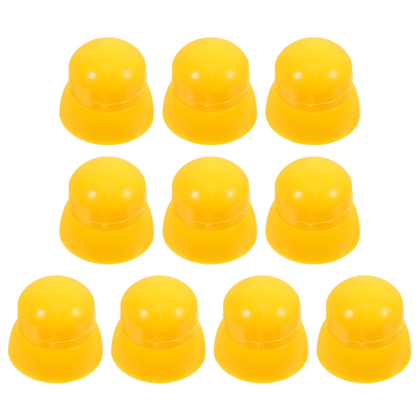QianShi 30 tappi per dadi per parco giochi, attrezzature per parchi giochi, dadi in plastica, tappi per bulloni per esterni, accessori di ricambio, accessori per scivoli, parti di ricambio (giallo)