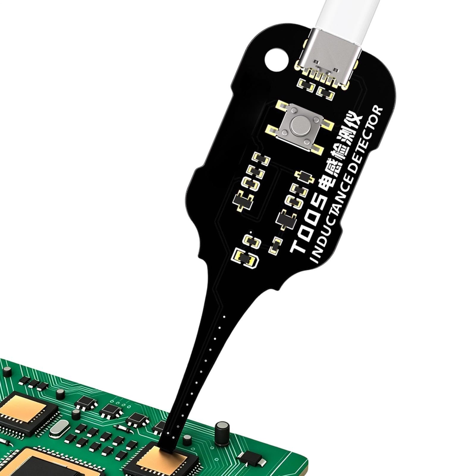 Tester Di Induttanza Per Pcb | Misuratore Portatile Preciso - Induzione Elettromagnetica, Rilevamento Guasti Rapido Per Principianti Elettricisti Riparazione Telefoni Circuito Chip Elettronica Man