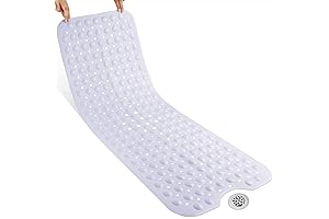 Yimobra Bathtub Insert for Tub: Extra Long, Non-Slip Bath Mat with Optimal Safety and Comfort