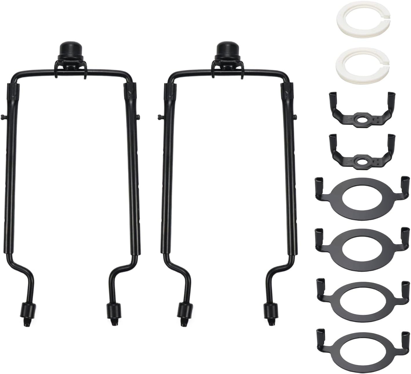 Tsnamay 2Sets Adjustable Lamp Harp Kit 7 8 9 10 Inch Lamp Shade Harp