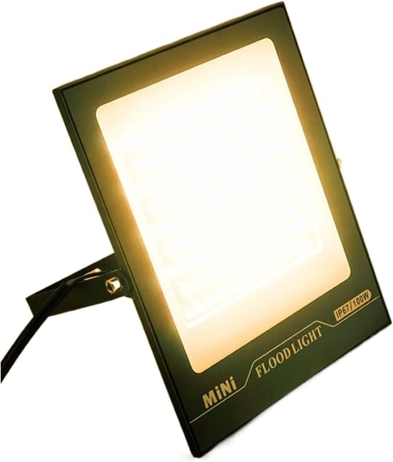 Weyimvto Warm White Solar Lights, Lot Outdoor Floodlight Spotlight Ip67 Street Lamp Lighting For Garden, Backyard, Garage, Doorways(,200W)