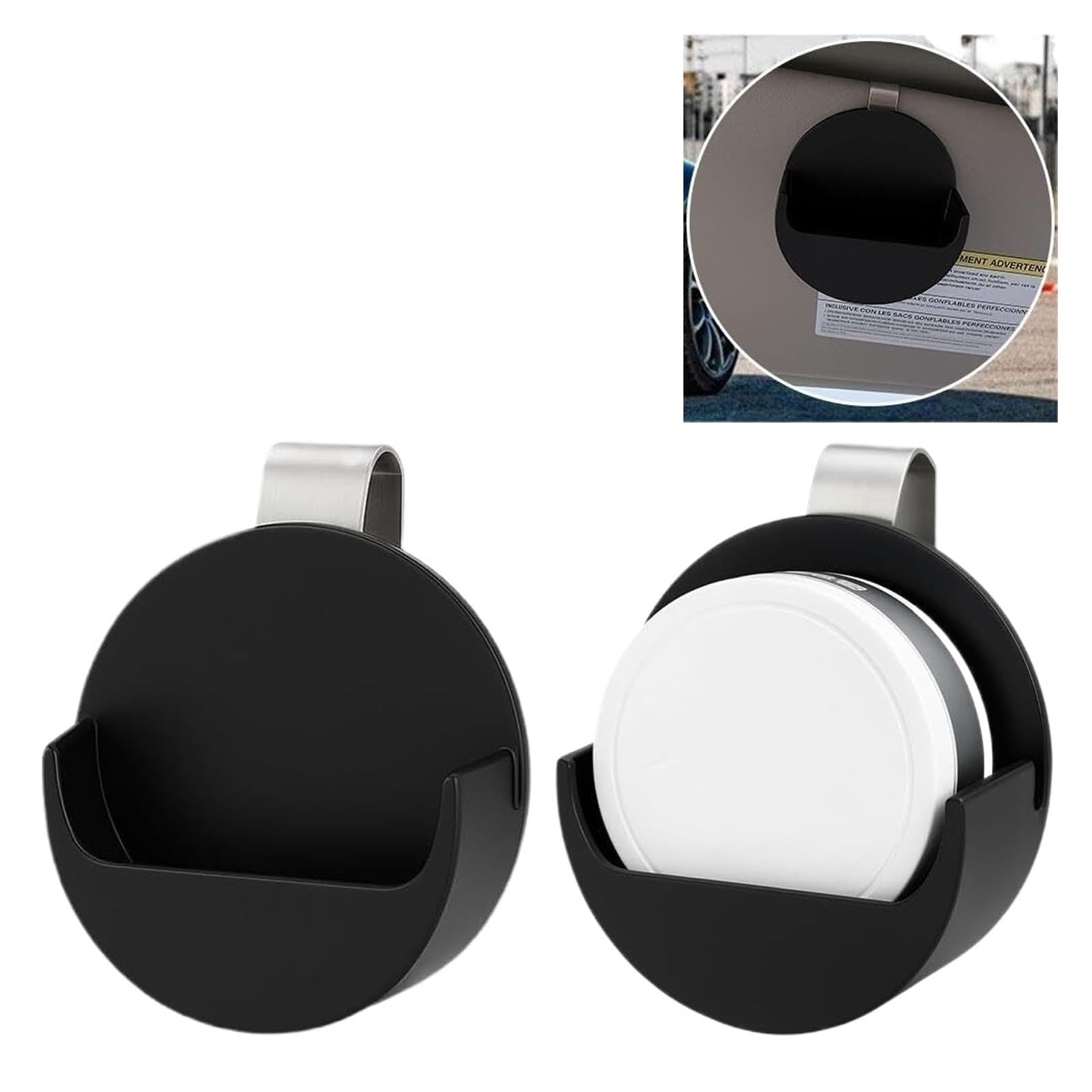 Universal Car Visor Storage Clip with Secure Holder Organizer for Small Items Lightweight Vehicle Accessory with Clip-On Design — view 5