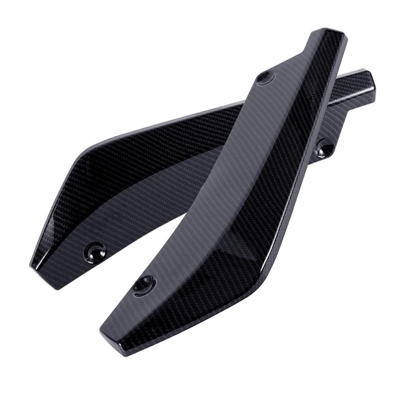 Faldones Laterales Divisores Ángulo E Labio Parachoques Trasero Universales Protector Rayones Alerón para Serie 1 E82 E81 E87 E88 2008-2012 Accesorios Automóvil Divisor(Glossy Black)