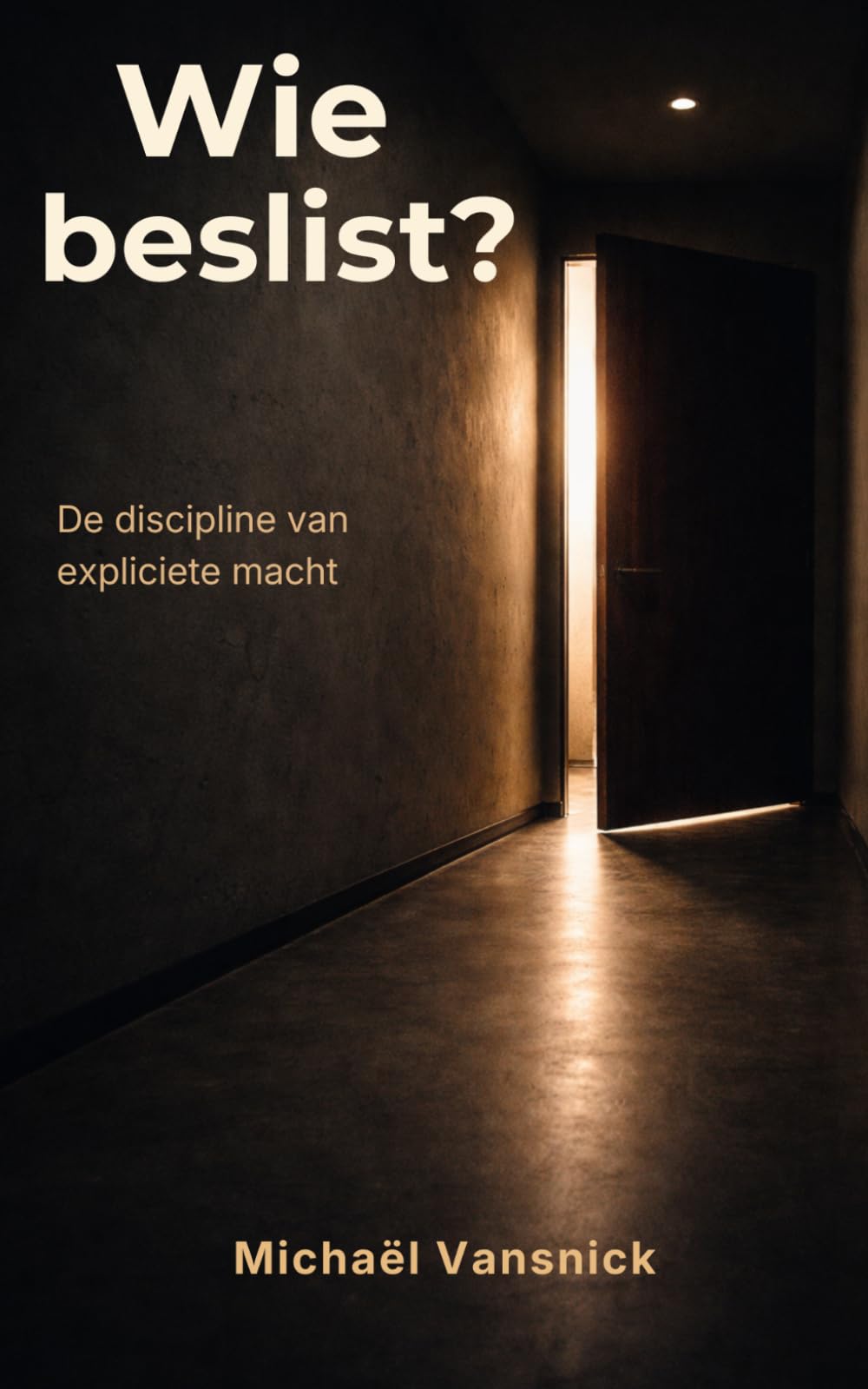 Wie beslist?: De discipline van expliciete macht