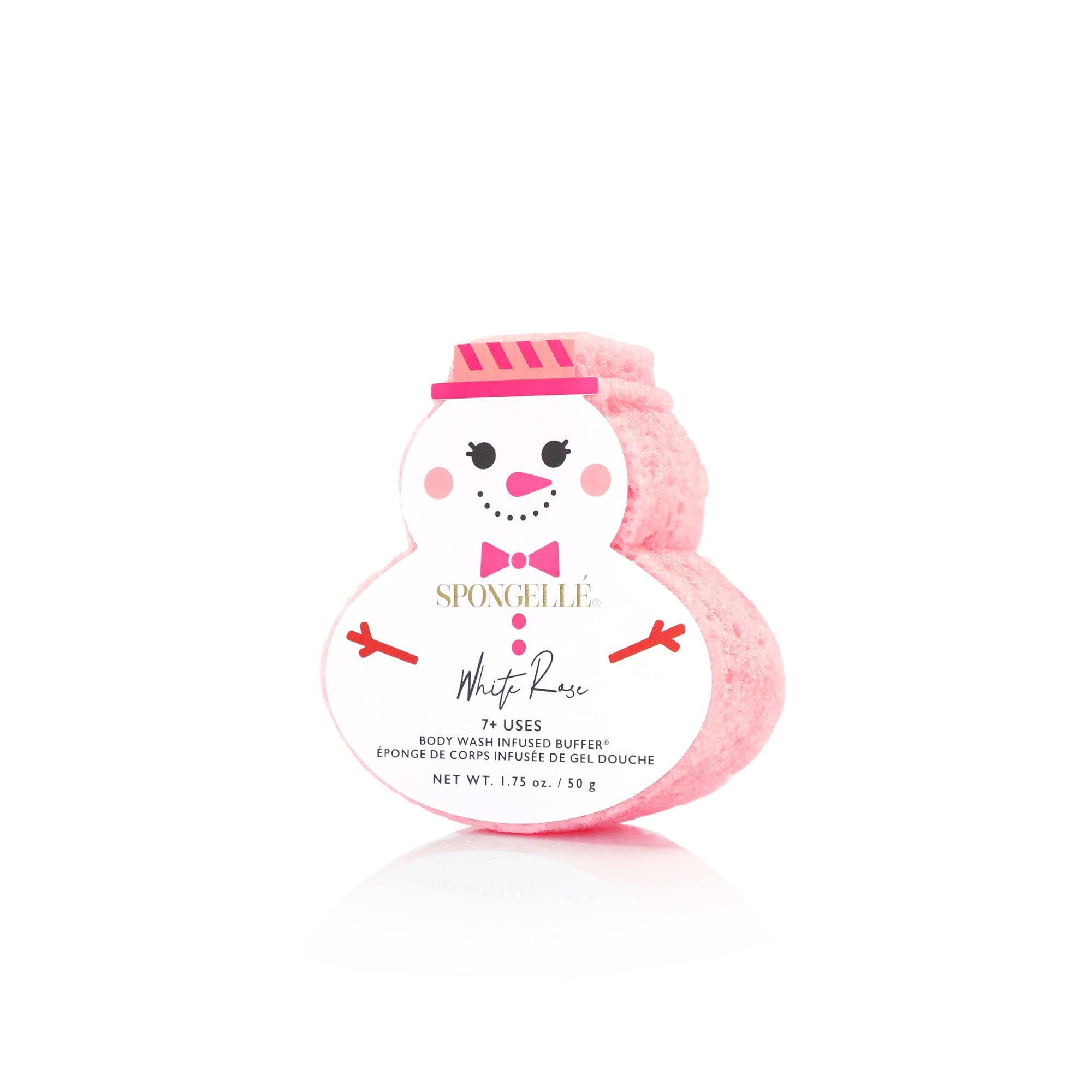 SPONGELLÉ Snowpeople Gift Set Body Wash Infused Buffers, Blue - Image 3