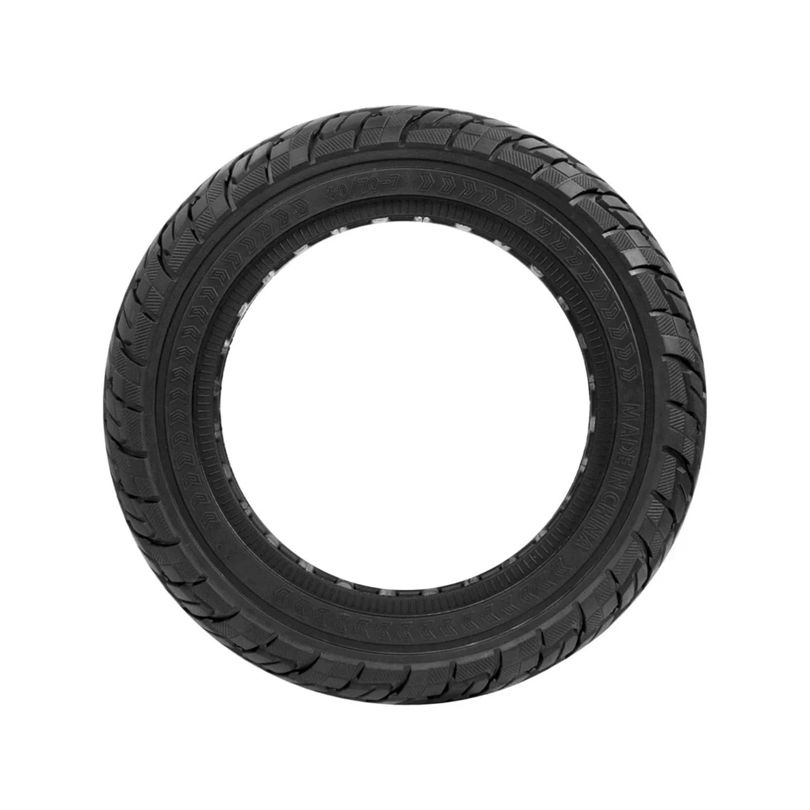Neumático sólido delantero y trasero for patinete eléctrico Xiaomi, 4 neumáticos Pro de 10 pulgadas, 60/70-7.0, todoterreno, diseño panal rueda de scooter de goma maciza