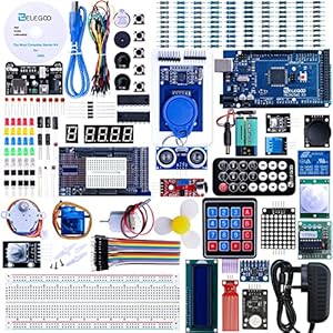 ELEGOO Mega R3 Project The Most Complete Ultimate Starter Kit Barebone PCs Compatible with Arduino IDE w/TUTORIAL, MEGA…