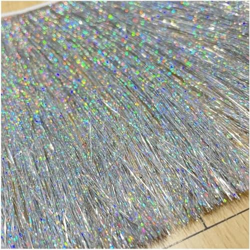 Flecos de lentejuelas de 20cm cortados con láser para vestidos de baile latino y ropa de danza 2