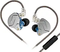 KZ ZSN PRO Fone Intra Auricular Monitor/Retorno de Palco Dual drivers (COM MICROFONE) Azul