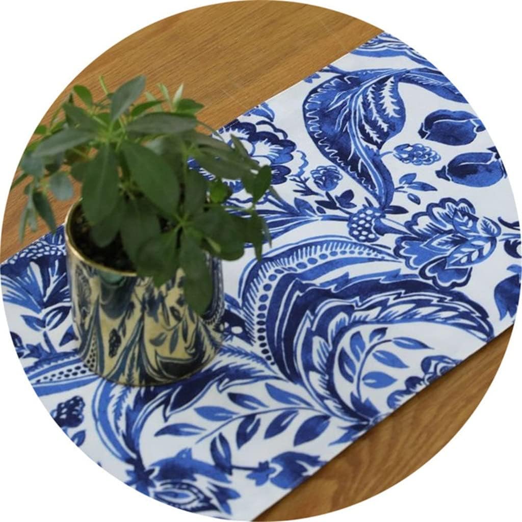 Chinese Flowers Table Runner Decoracion Cotton Linen Table for Party(30x220cm)