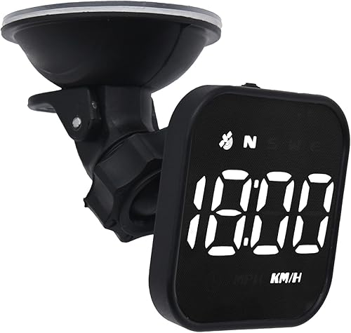 Miniatura 9 de KAOLALI Velocímetro GPS digital G4, pantalla de cabeza HUD para coche con brújula MPH de velocidad, alerta de conducción fatigada, alarma de