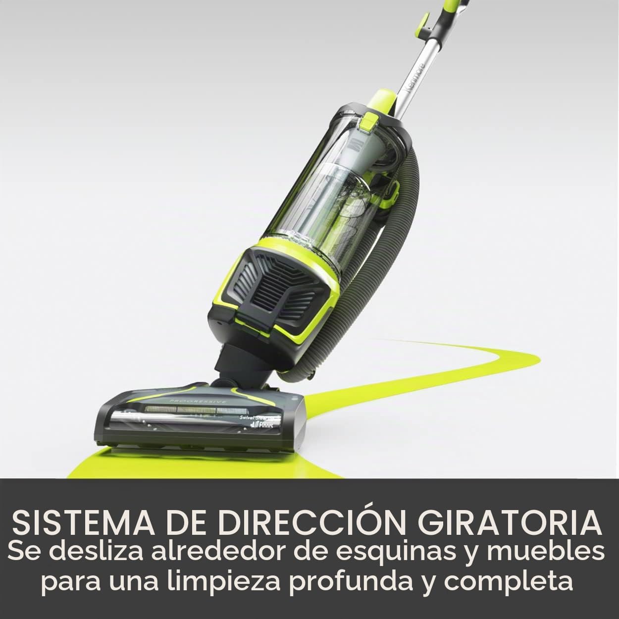 Kenmore - Aspiradora vertical DU2001 sin bolsa con sistema de 2 motores, contenedor de polvo XL, herramienta combinada 3 en 1