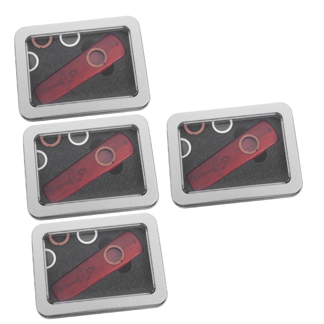 Abaodam 4 Pz Zucard Kazoo Portatile La Chitarra Accompagna i Kazoos Facile Da Imparare Strumento Musicale Per Adulti Per Gli Amanti Della Musica Affidabile Di Legno
