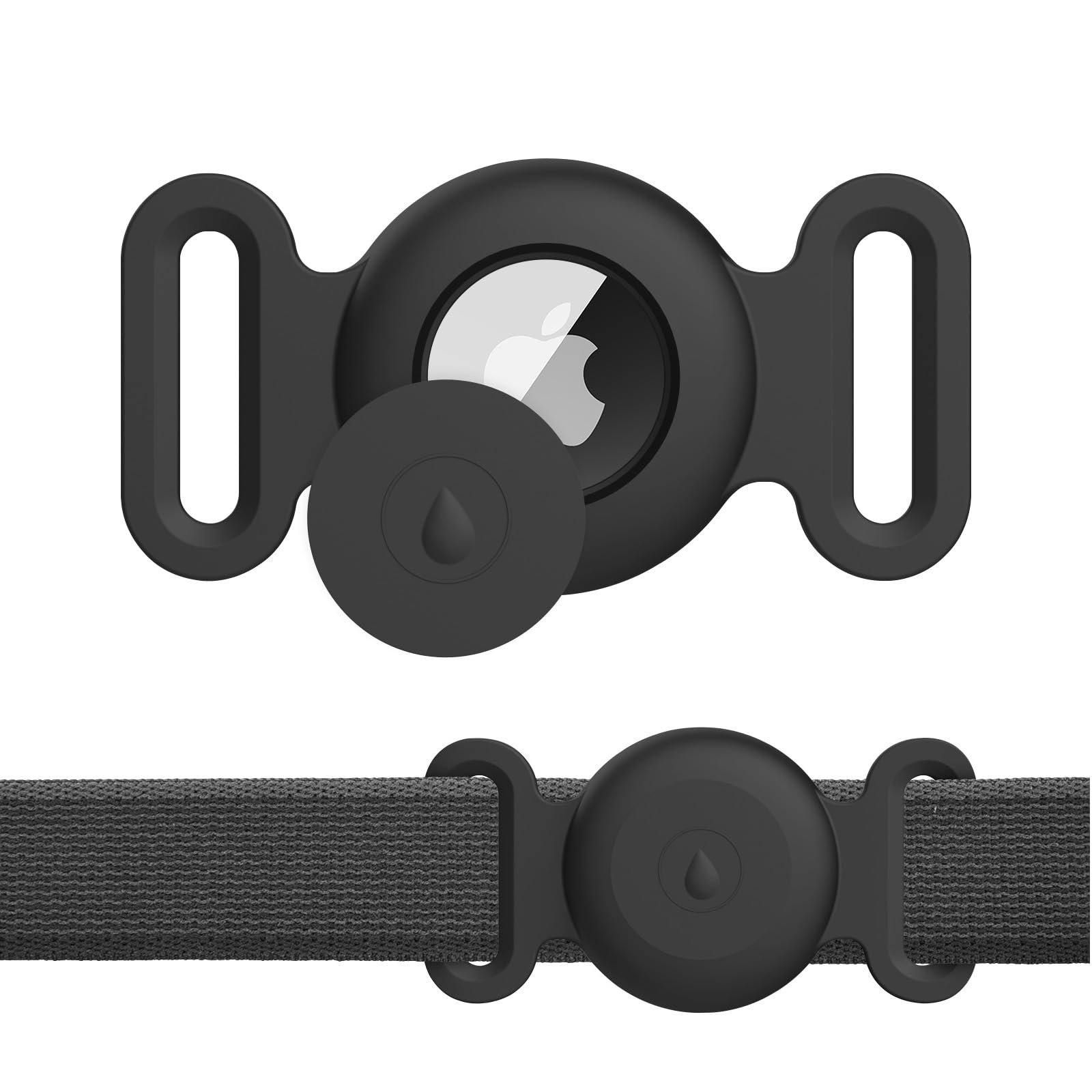 Meliya Airtag Case 1st/2nd for Dog Cat Collar, Waterproof Apple Airtag Protective Holder GPS Tracking Finder for Pet, Silicone Case for Dog Collar Cat Loop Holder Pet Accessories — view 32