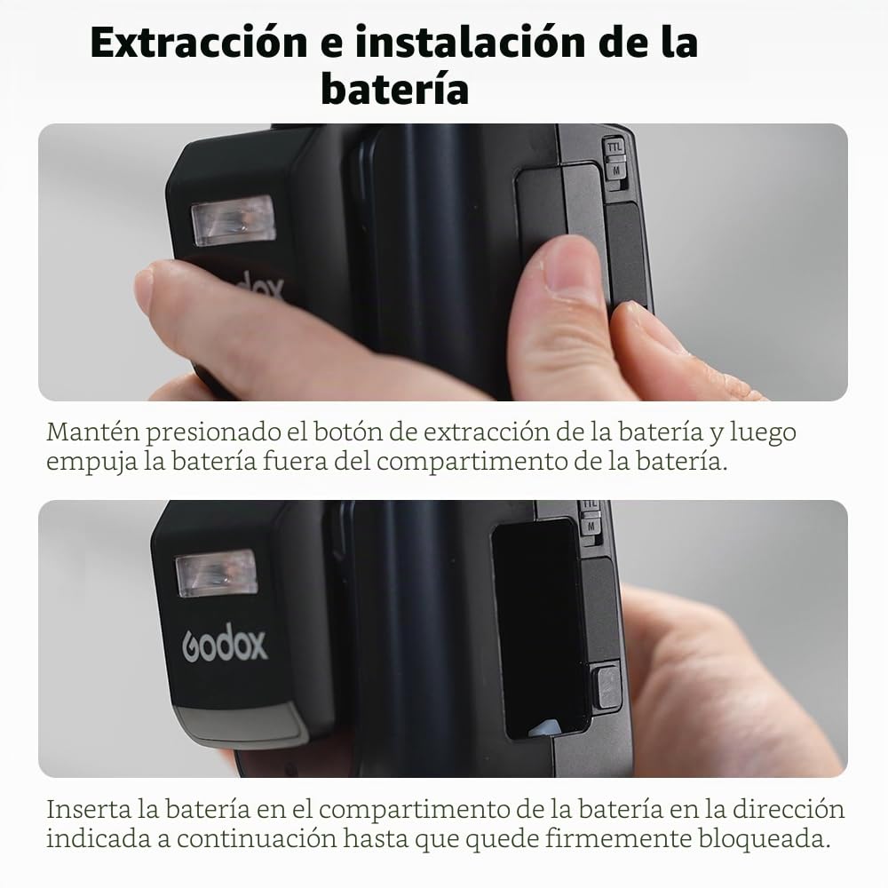 Godox Batería VB30 V100 V1Pro V1 PRO 7,2 V/2980 mAh Li-ion para Godox V100 V1PRO-S V1PRO-N V1PRO-C V1PRO-F V1PRO-O V1PRO Flash y V1 V860III V860III-S V860III-C V8600III-C V86000 III-N V8 60III-F