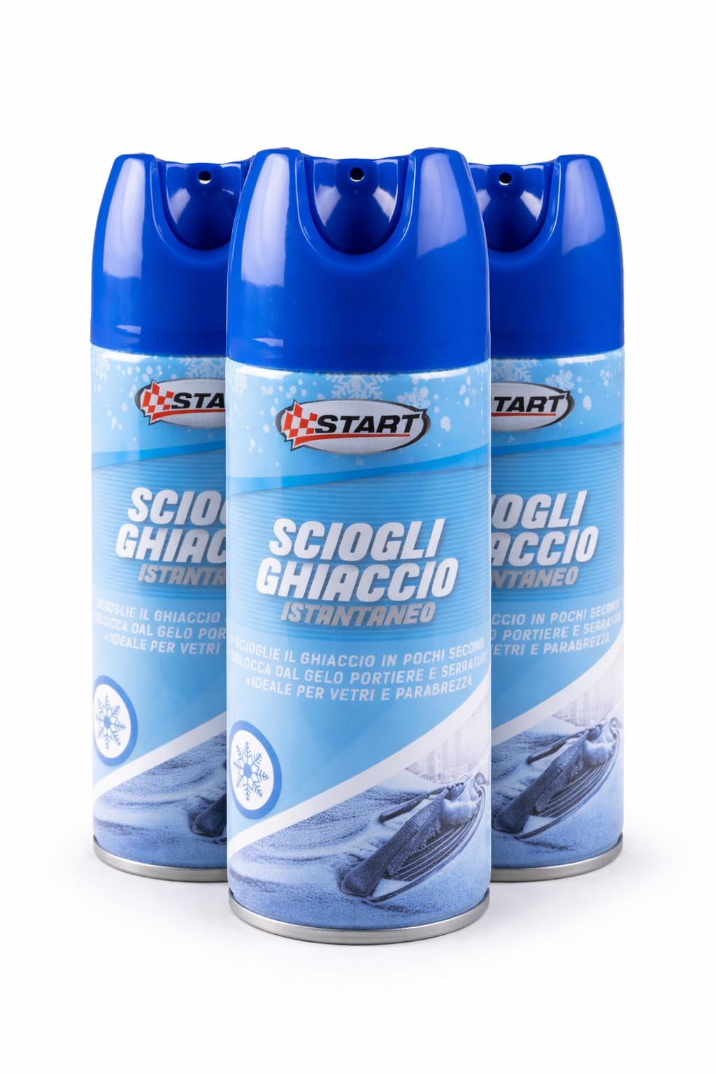 Spray Antighiaccio Per Parabrezza 100 Ml | Sbrina Rapidamente E Previene Il Ricongelamento | Inclusi Raschietto E Panno | Per Auto, Camion E Camper