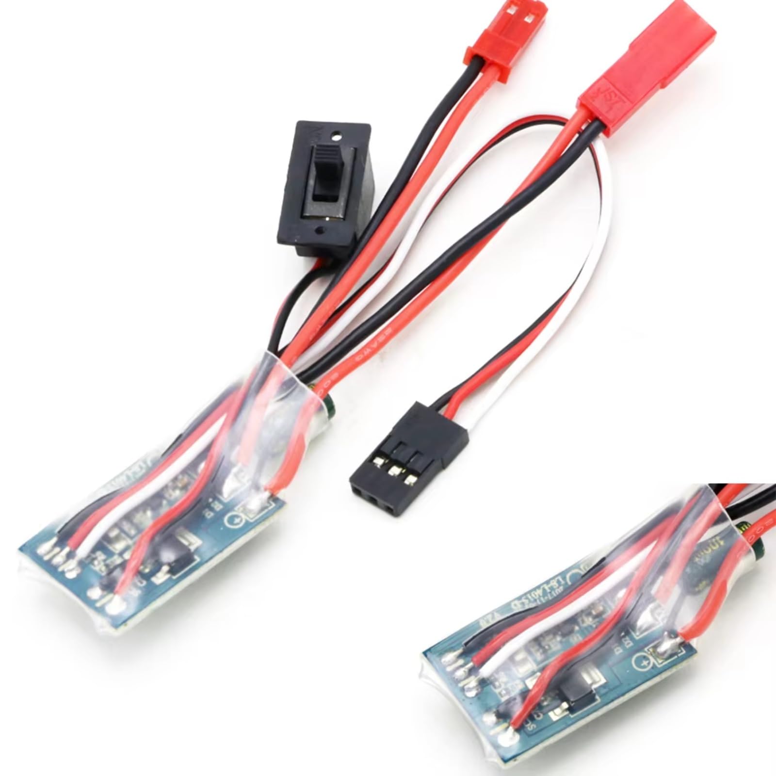 Per 1/16 1/18 1/24 Freno 30A Spazzolato ESC Regolatore Velocità Del Motore Due Vie RC Auto Modificata Sostituzione Off Road Veicoli Cingolati ESC RC