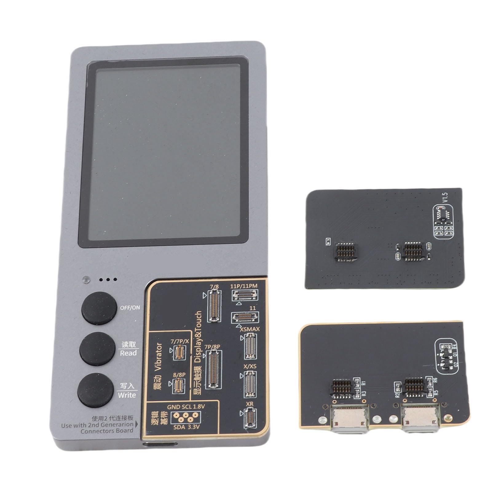 Kit di Strumenti di Riparazione dello Schermo del Telefono ICopy Plus 2.2 con Dati della Batteria e funzionalità di Test delle Cuffie per Riparazioni Rapide, Set di Accessori Portatili