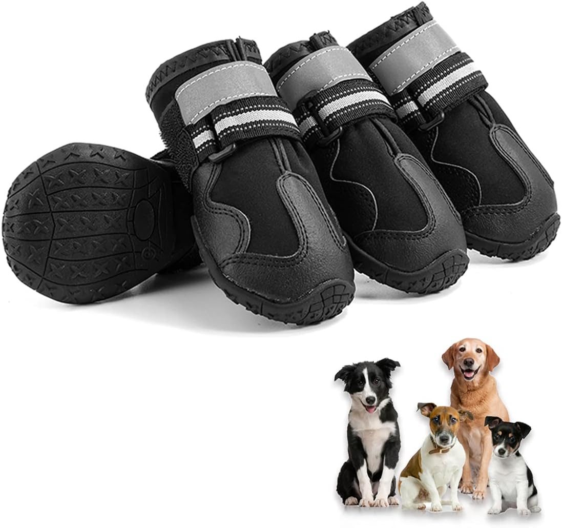Dog Shoes for Hot Pavement Summer,Water Hiking Shoes for Hardwood Floors for Small Medium Large Dog