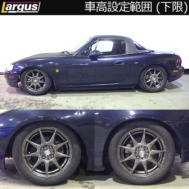 nayo6★Largus・SpecSR車高調★マツダロードスターNA・NB Amazon | Largus ラルグス 全長調整式車高調キット SpecSR マツダ用