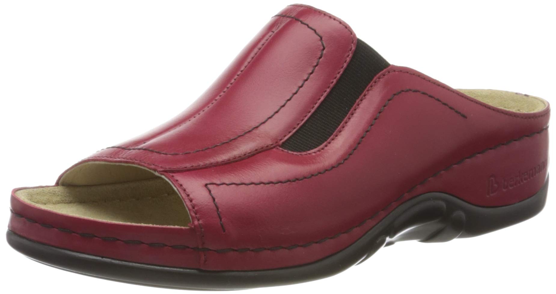 Berkemann Women's Isabella Slipper, Burgundy red, 8.5 UK