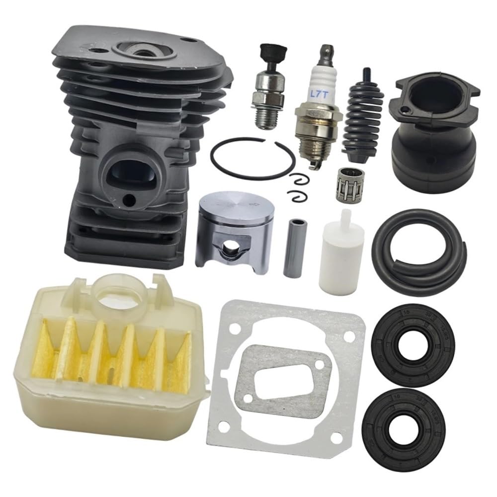 Filtre à air et piston 42mm pour tronçonneuse 350 améliorant la compression du moteur