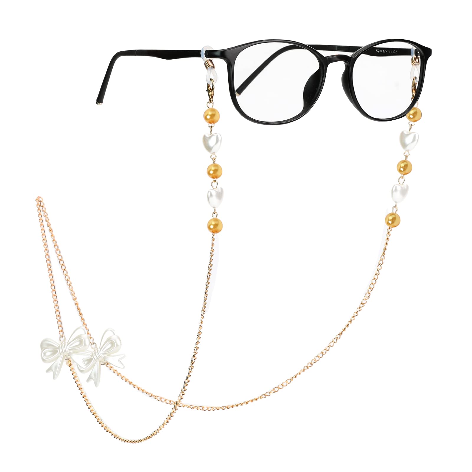 Halovieeyeglass Glasses Chains Pearl Sunglasses Chain Mask Chain