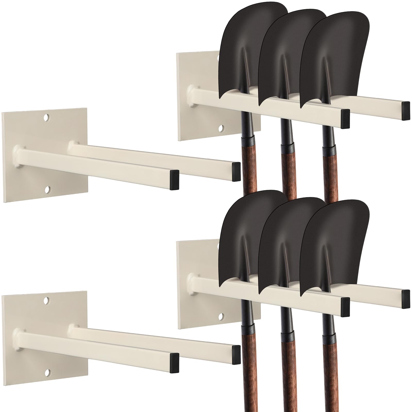 Zonon 4 Stück Garagen-Werkzeug-Organizer, Wandhalterung, 30,5 cm, extra