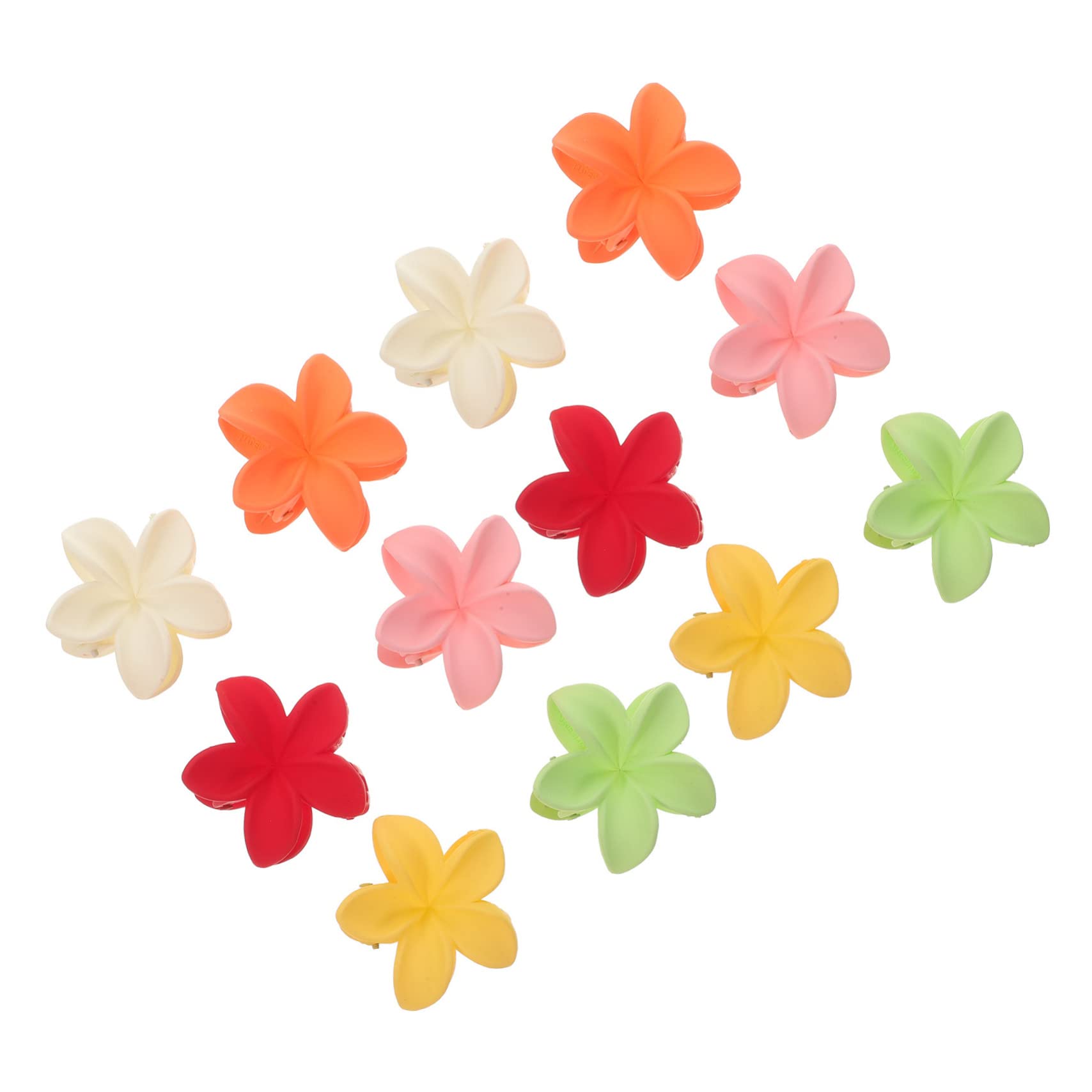 MAGICLULU 4 Sets Einzigartige Blumen-haarspangen Große Hawaii-blumen-haarspangen Für Frauen Starker Halt Für Lockiges Haar 12 Stück * 4