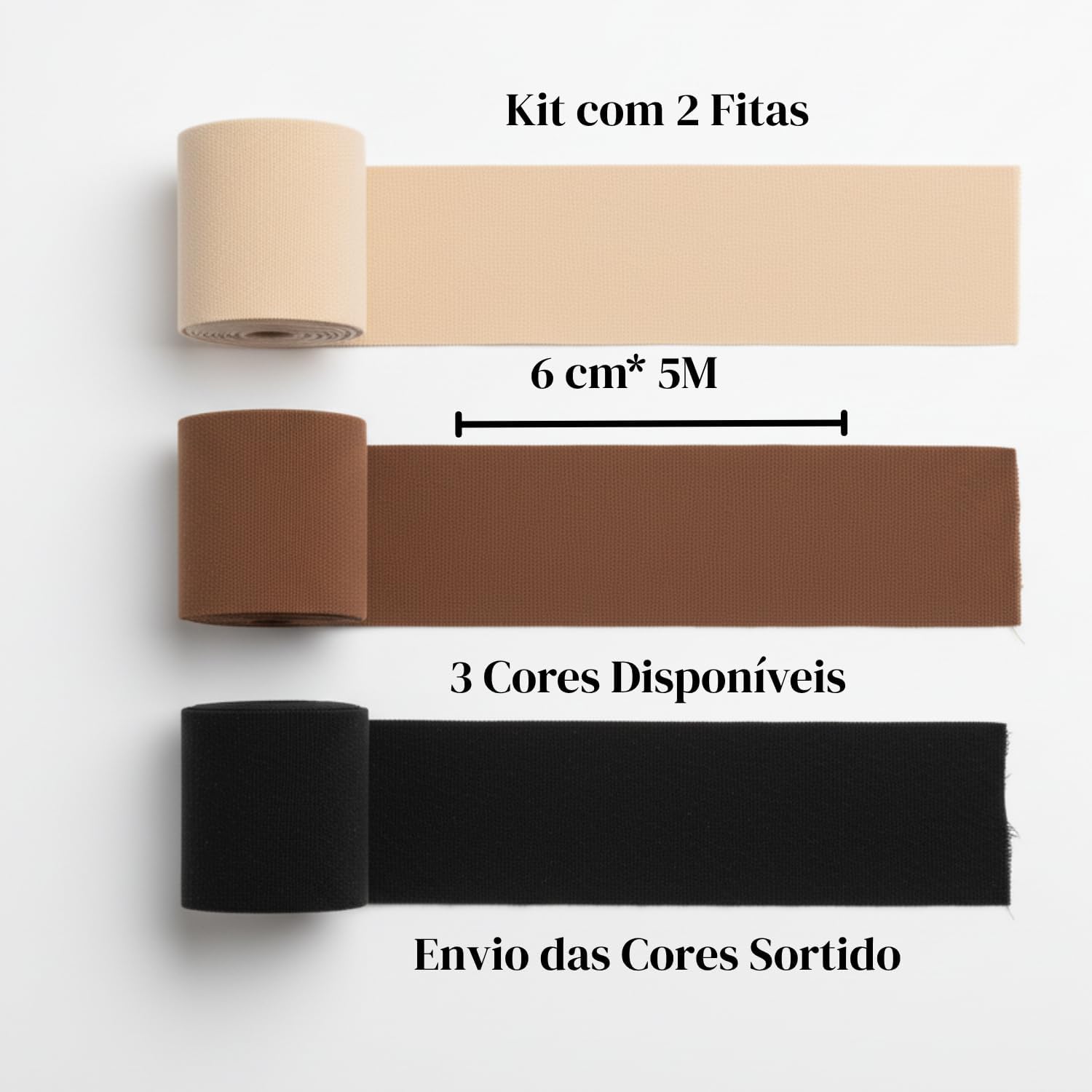 Kit 2x Boob Tape 10 Metros – Fita Adesiva Levanta Seios | Sutiã Invisível para Decote e Costas Livres | Impermeável e Confortável Kit 2x Boob Tape 10 Metros – Fita Adesiva Levanta Seios | Sutiã Invisível para Decote e Costas Livres | Impermeável e Confortável