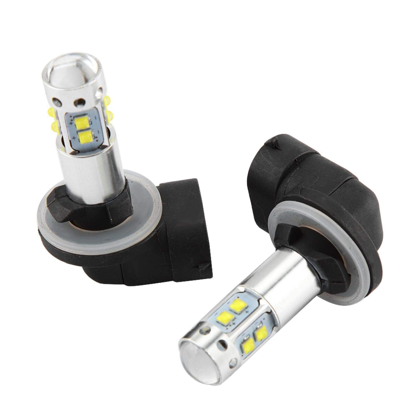 Akozon Gruppi fari fendinebbia, 2pc cob led 50w 6000k 886 Lampadine fendinebbia per auto Lampadina a LED Indicatori di direzione del motore Fendinebbia Lampadine fendinebb