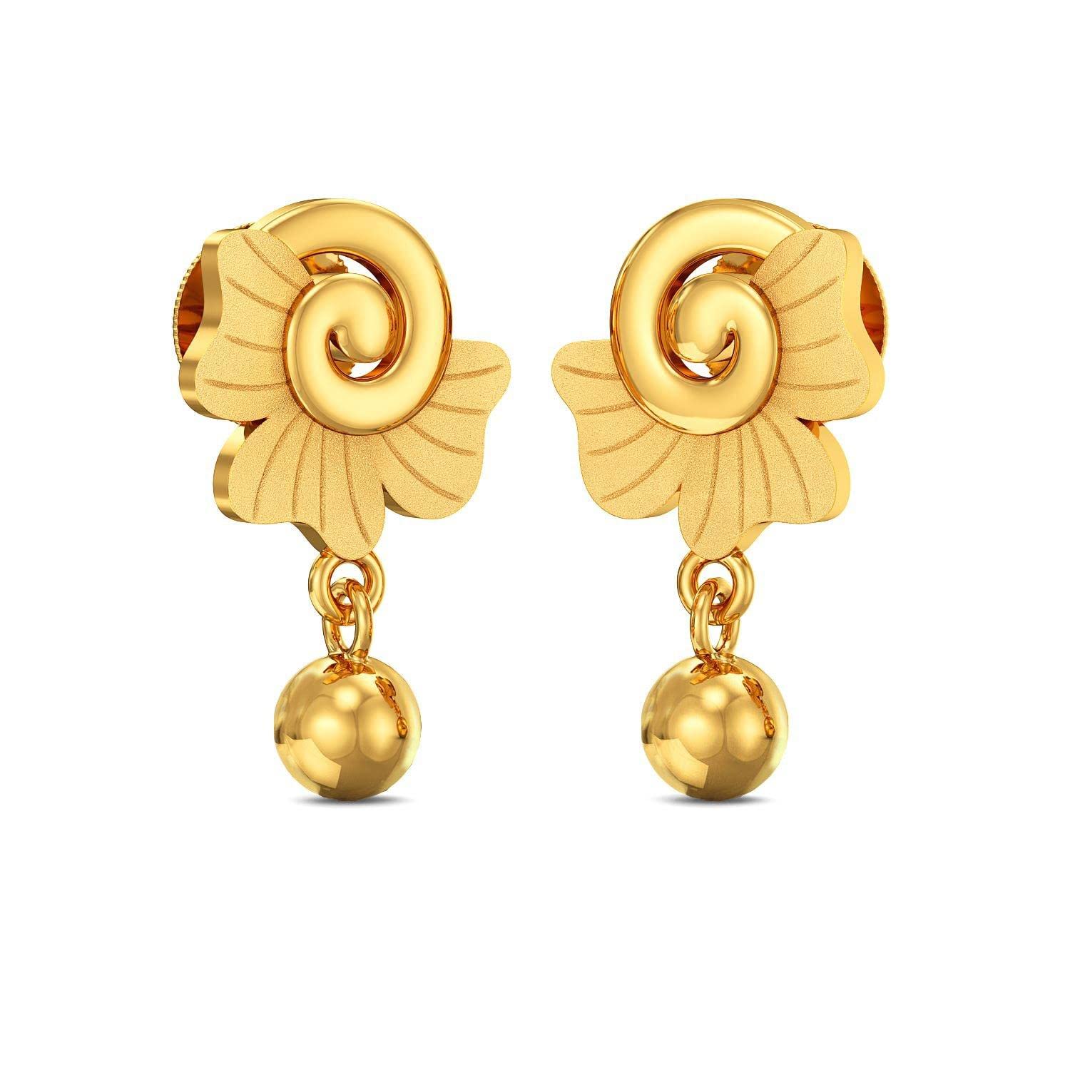 joyalukkas 22KT Gold Earrings For Women-picture-22