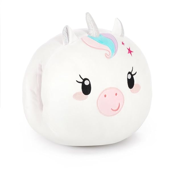 Legami - ¡Cojín Super Soft! Tema Unicorn, Calientamanos, Súper Suave, Idea de Regalo, 25x24 cm