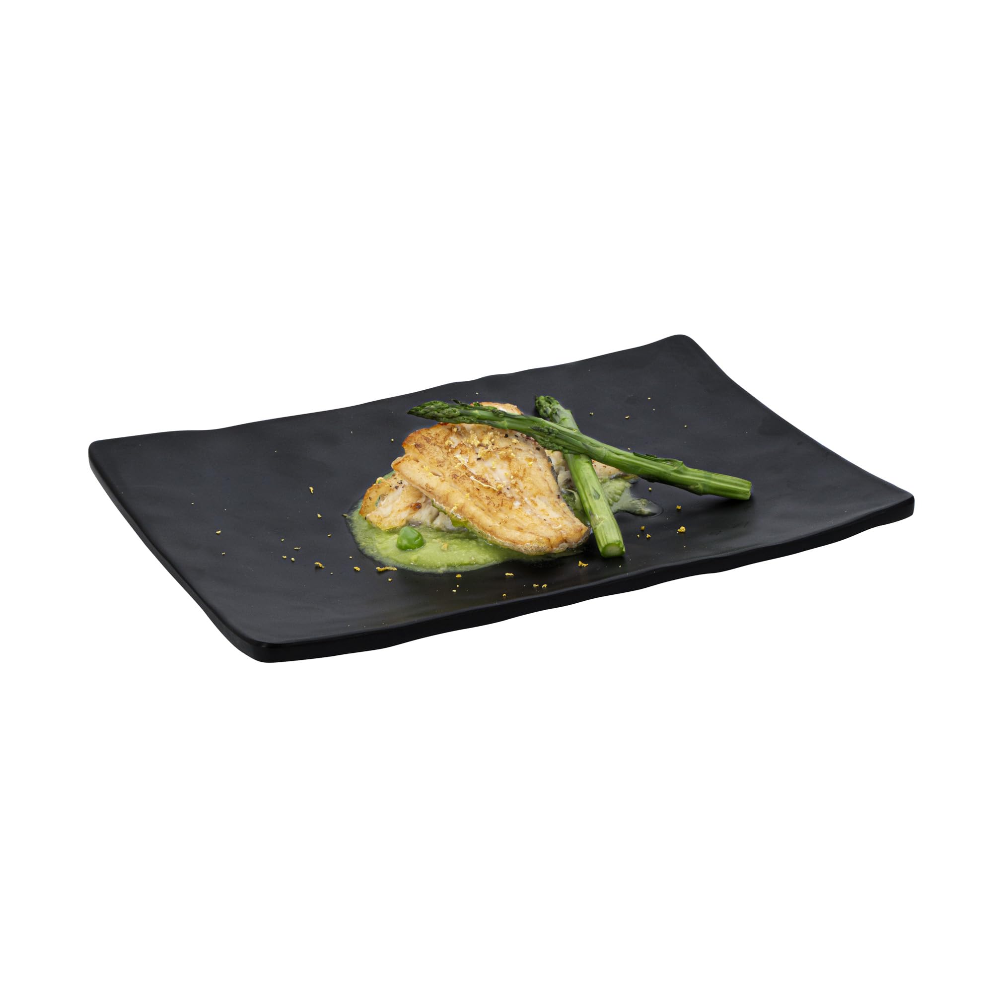 Restaurantware RWP0517B - Bandeja de melamina (rectangular, tamaño pequeño), melamina, medium