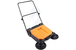 Hand Push Floor Sweeper, with Wide Coverage for Industrial and Domestic Spaces