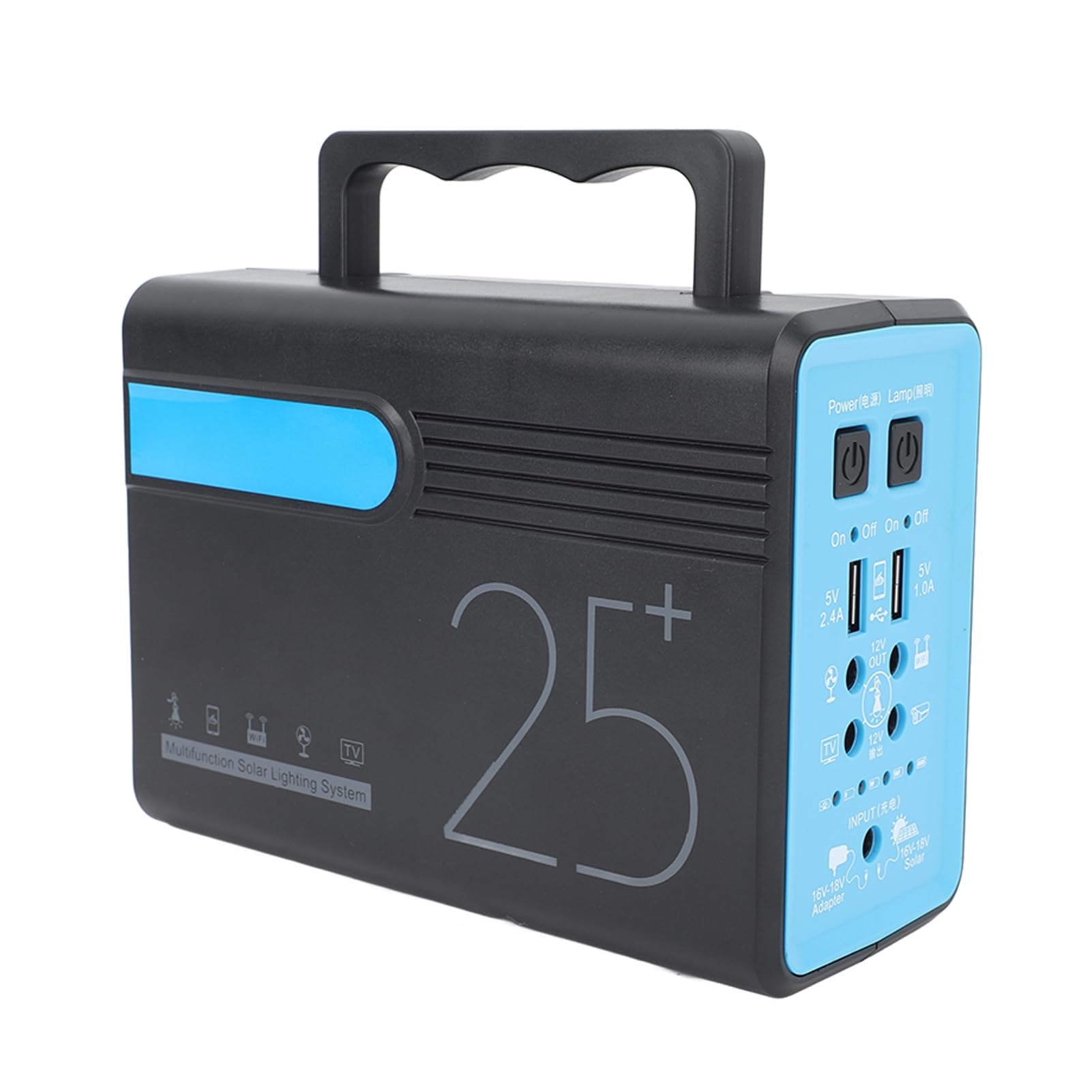Estación de Energía Portátil, Generador Solar de 12 V, Batería