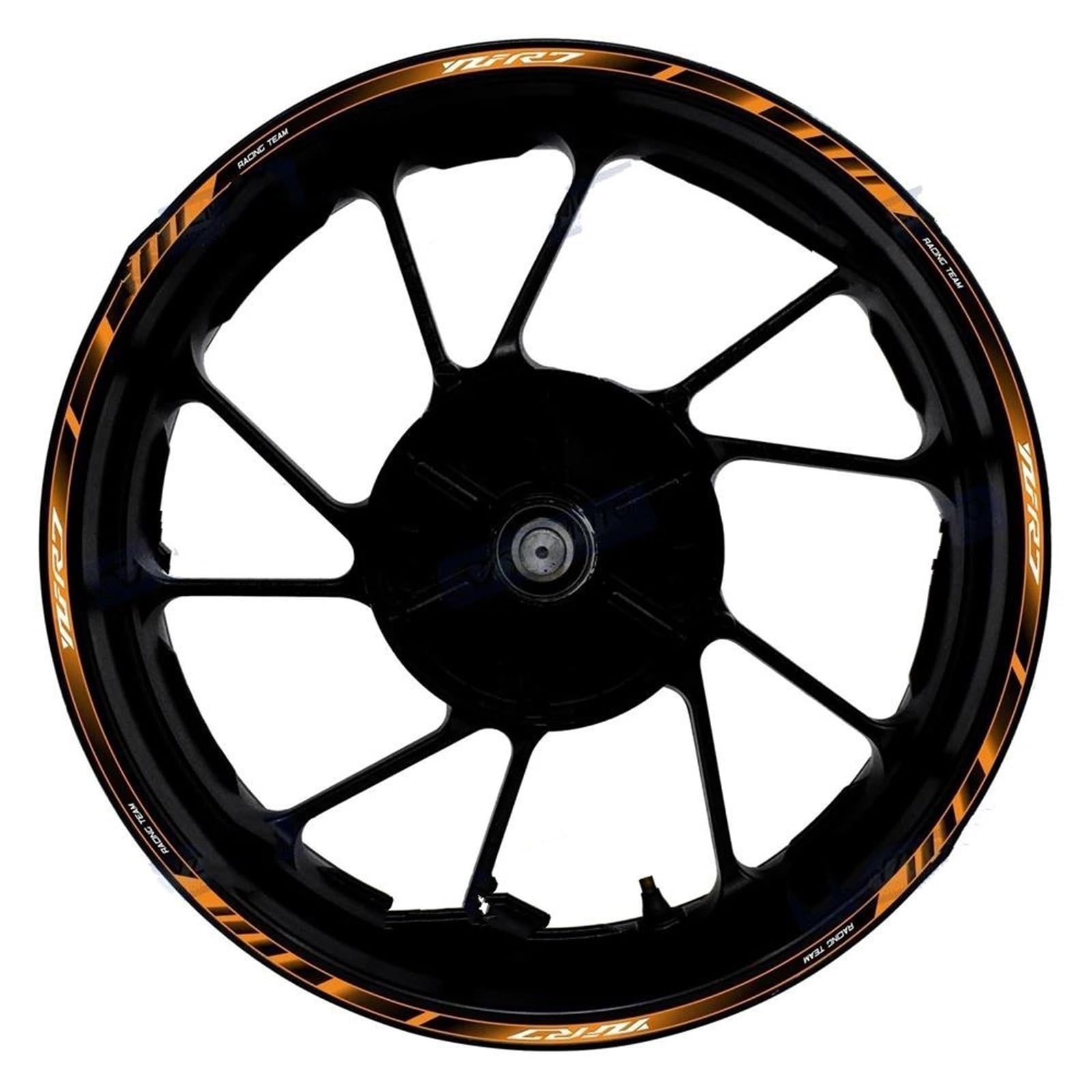 Motorcycle Accessories Front Rear Set Rim Sticker Wheel Decal Hub for Yamaha YZF R7 YZF-R7 Decorative(Color6)