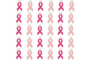 JIHUOO Breast Cancer Awareness Charms: Empowering Expression with Style