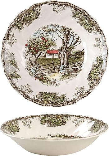 Johnson Brothers Friendly Village,El Postre De Frutas (Sauce) Tazón