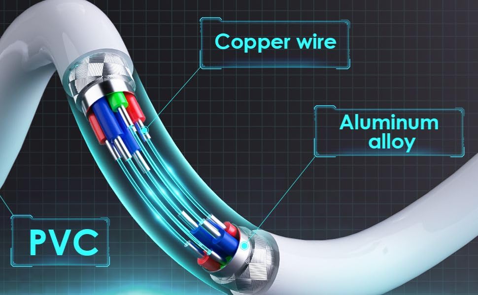 Image of KALIAT Lightning Cable Pack of 2 Certified USB Charging Wire for iPhone 14 /13 /12 /11 /X /SE, iPad, AirPods | Fast Charge & Sync Cord | 1M | White | Aple Original Compatible Charger