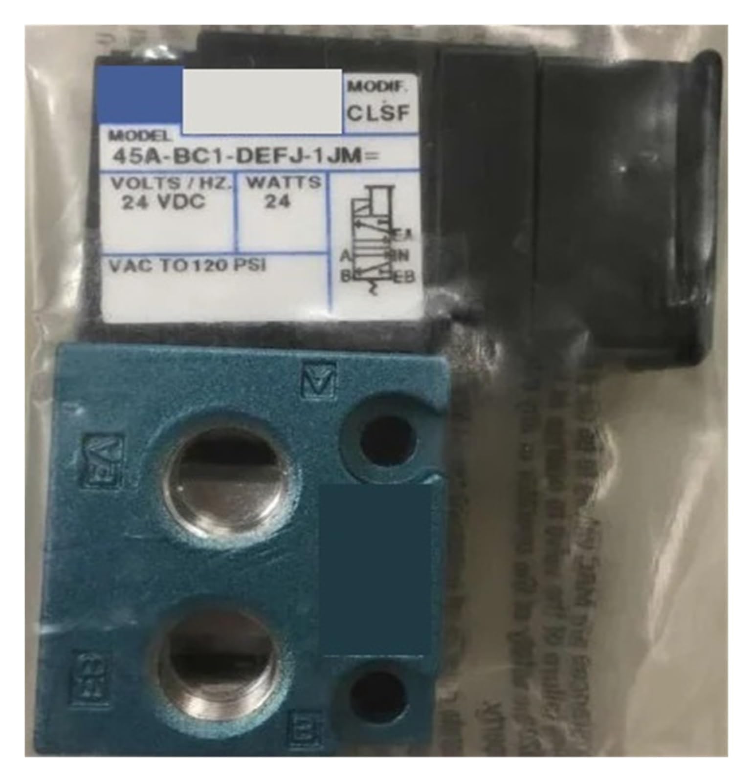 BALYDLUL Solenoid valve 45A-BC1-DEFJ-1JM MOD:2474 MOD:CLSF(MOD CLSF)